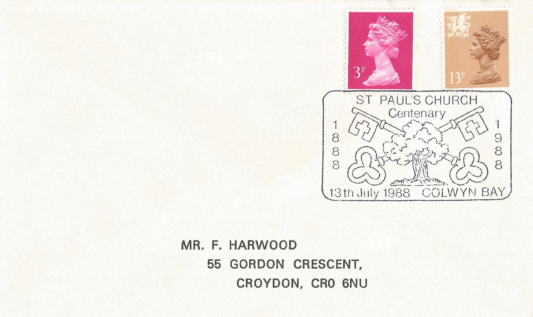 St Pauls Church Centenary 1888 1988 Colwyn Bay_7258