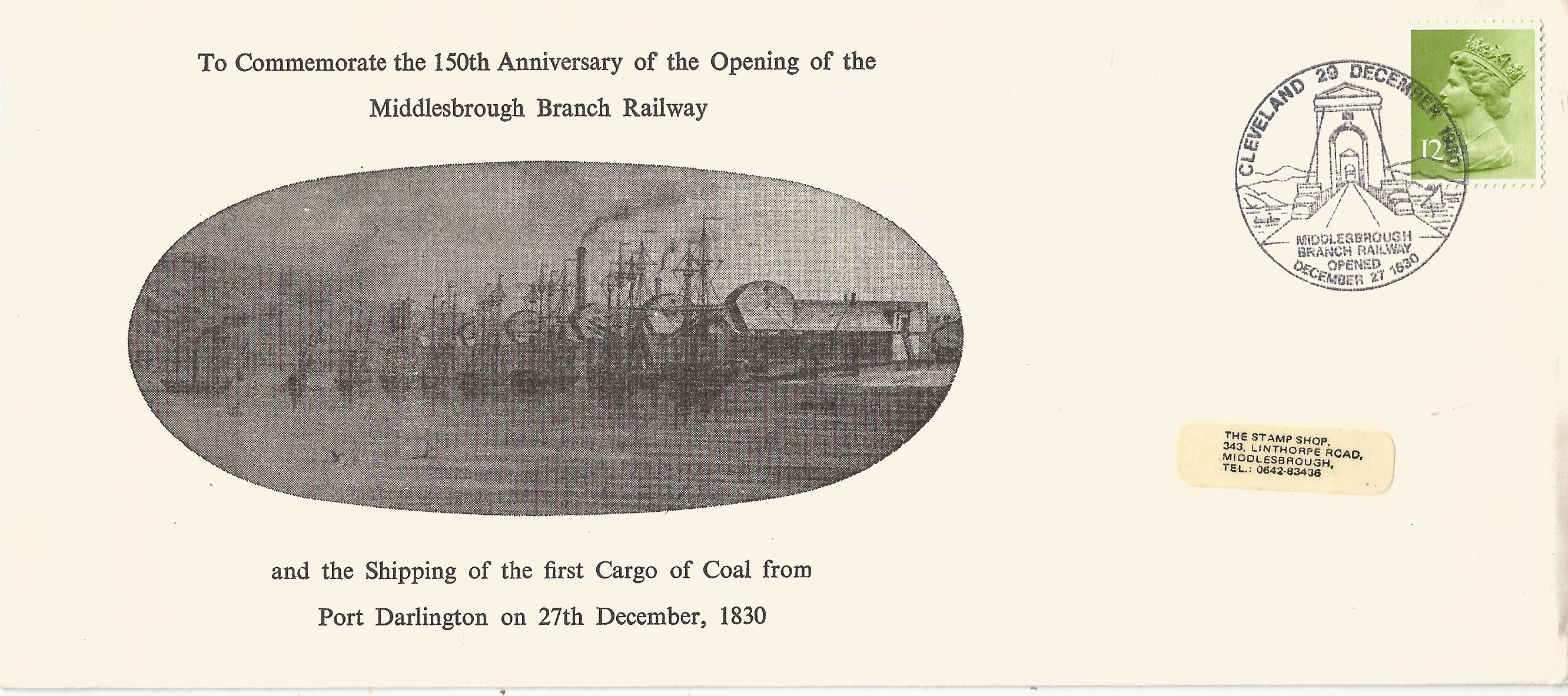 Middlesborough Branch Railway Opened December 27 1830 Cleveland_4555