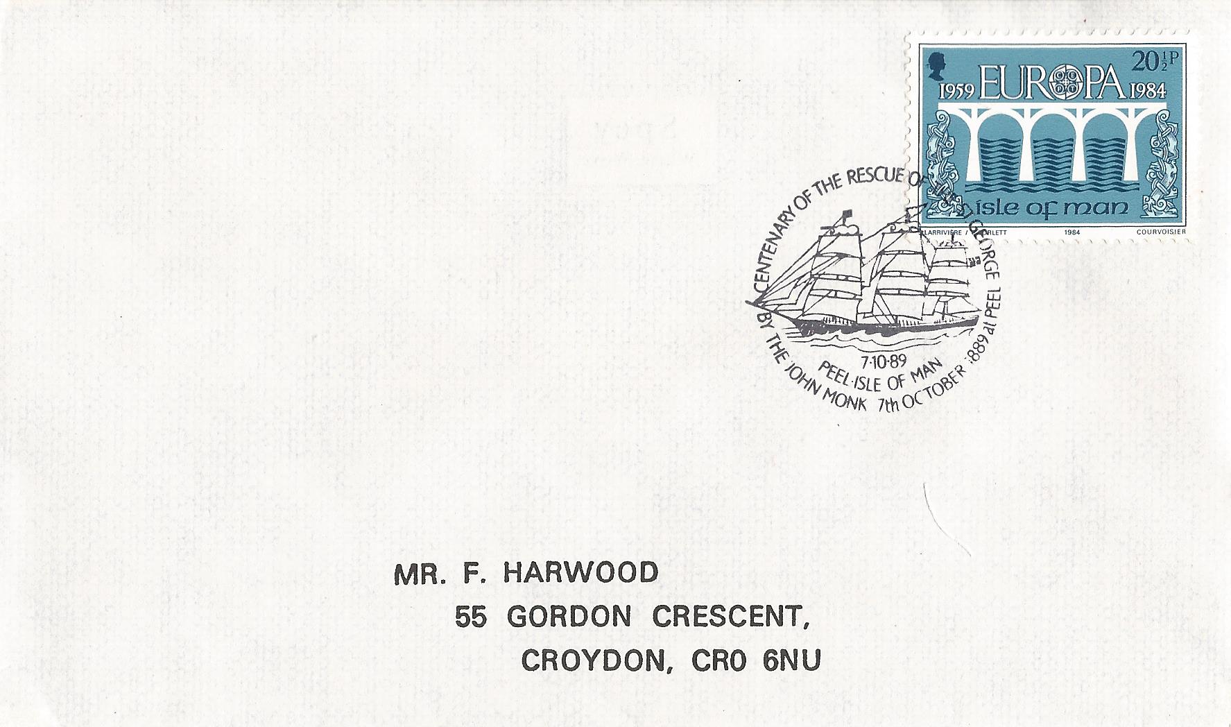 Centenary of The Rescue of the St George by The John Monk 7th October 1889 at Peel Peel Isle of Man_M220