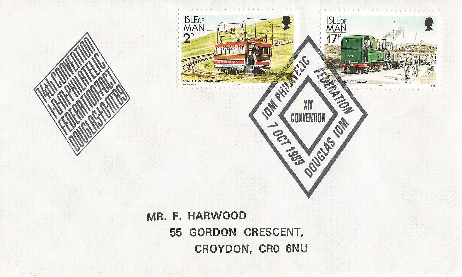 IOM Philatelic Federation XIV Convention Douglas IOM_M219