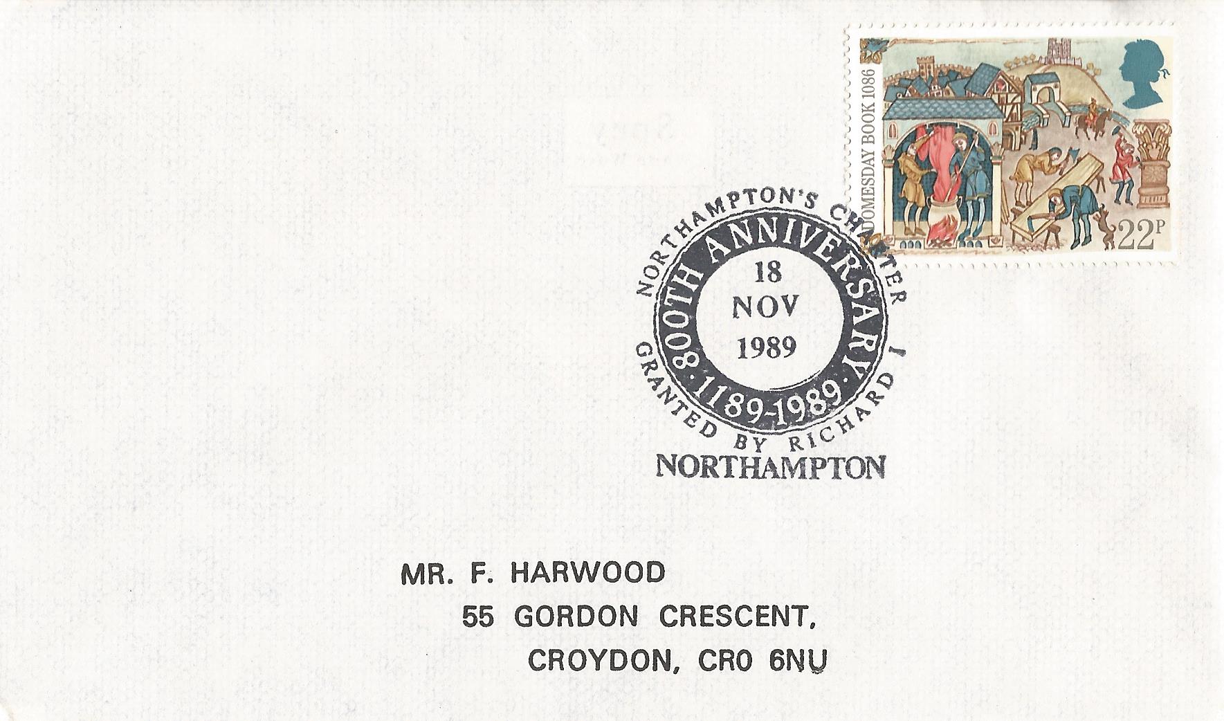 Northampton's Charter Granted by Richard 1 800th Anniversary 1189-1989 Northampton_7638