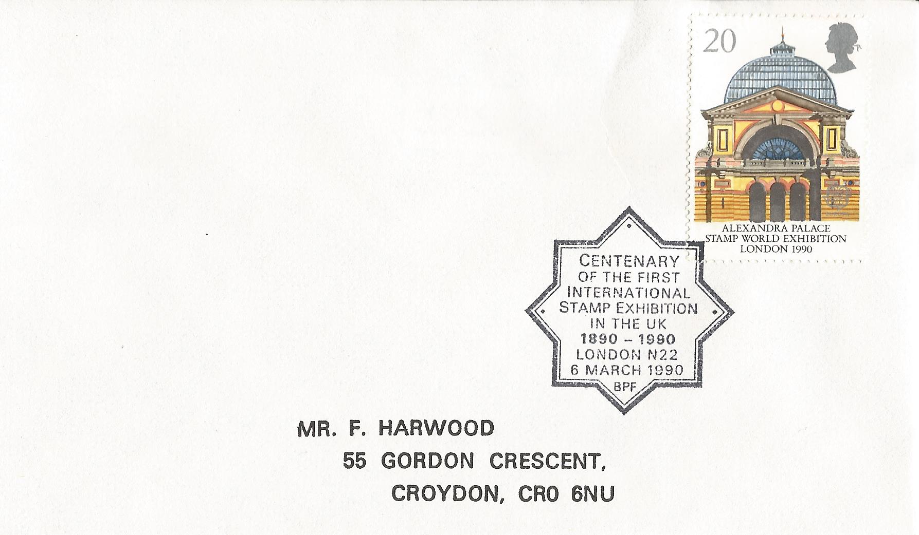 Centenary of the First International Stamp Exhibition in the UK 1890 - 1990 London N22_7692