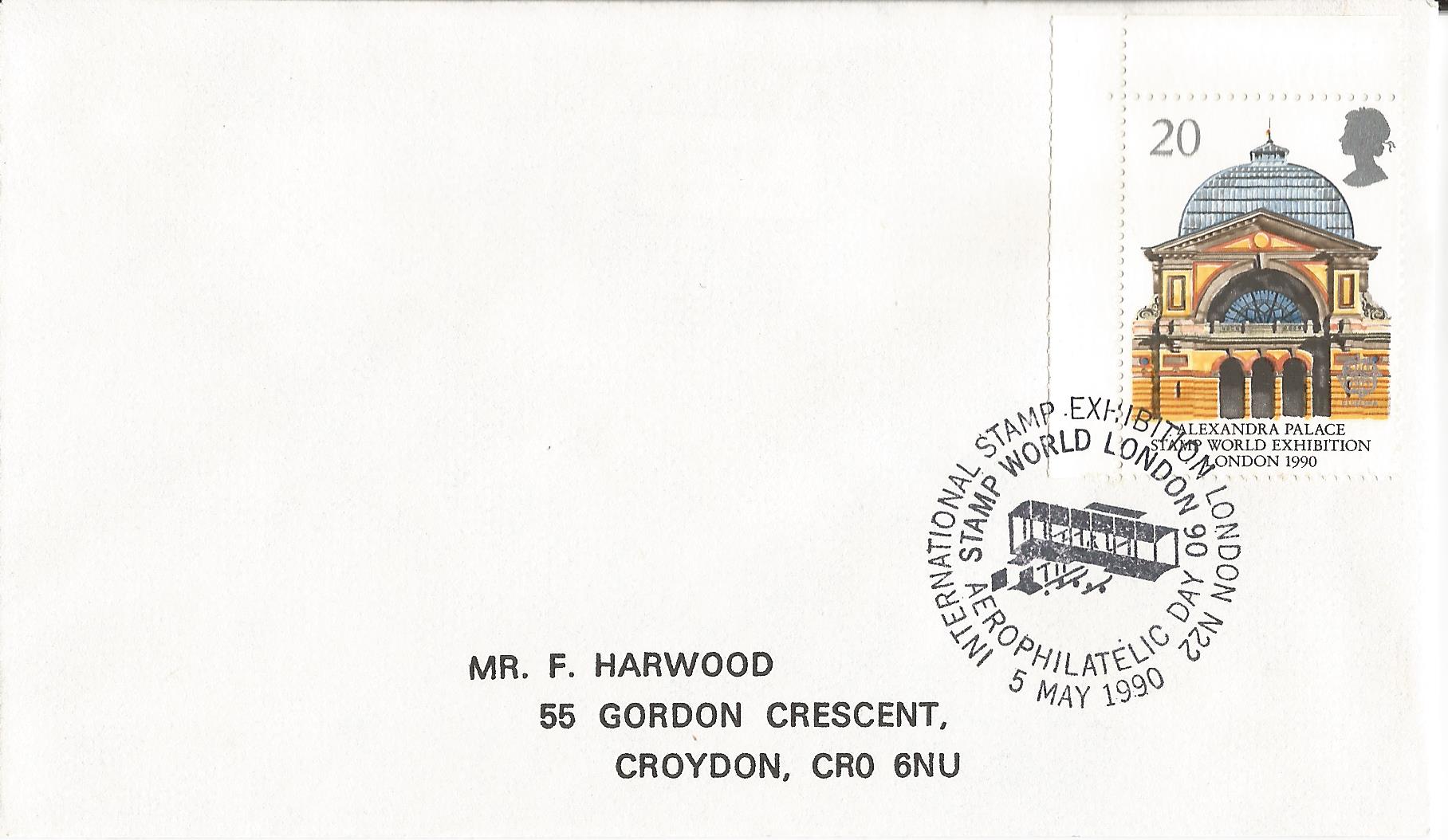 International Stamp Exhibition Stamp World London 90 Aerophilatelic Day London N22_7749