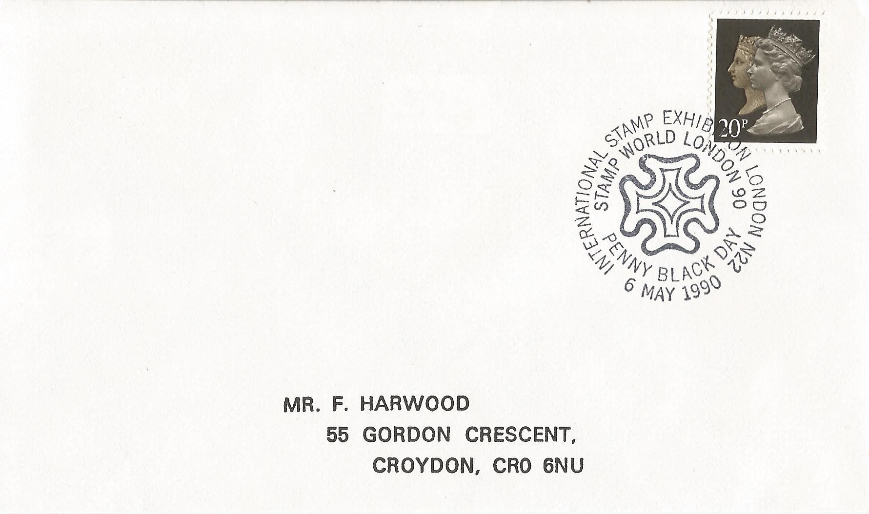 International Stamp Exhibition Stamp World London 90 Penny Black Day London N22_7750
