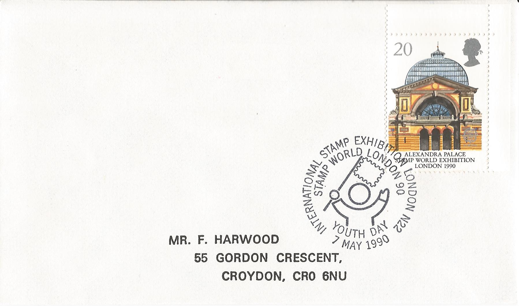International Stamp Exhibition Stamp World London 90 Youth Day London N22_7751