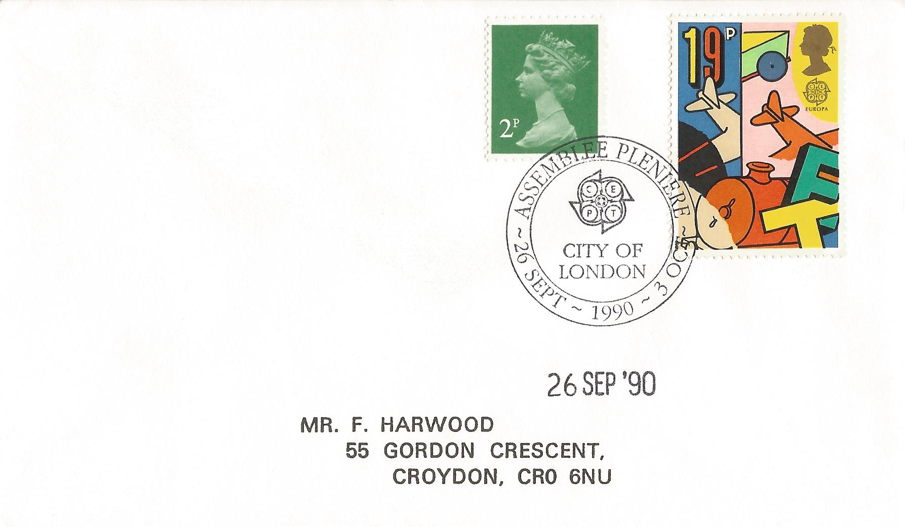 Assemblee Pleniere CEPT 26 Sept 1990 - 3 Oct City of London_7961