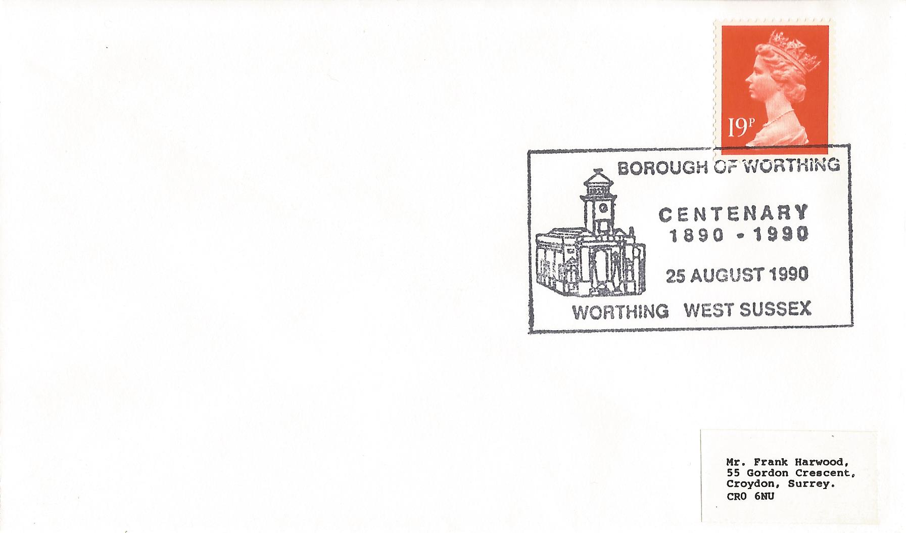 Borough of Worthing Centenary 1890-1990 Worthing West Sussex_7925