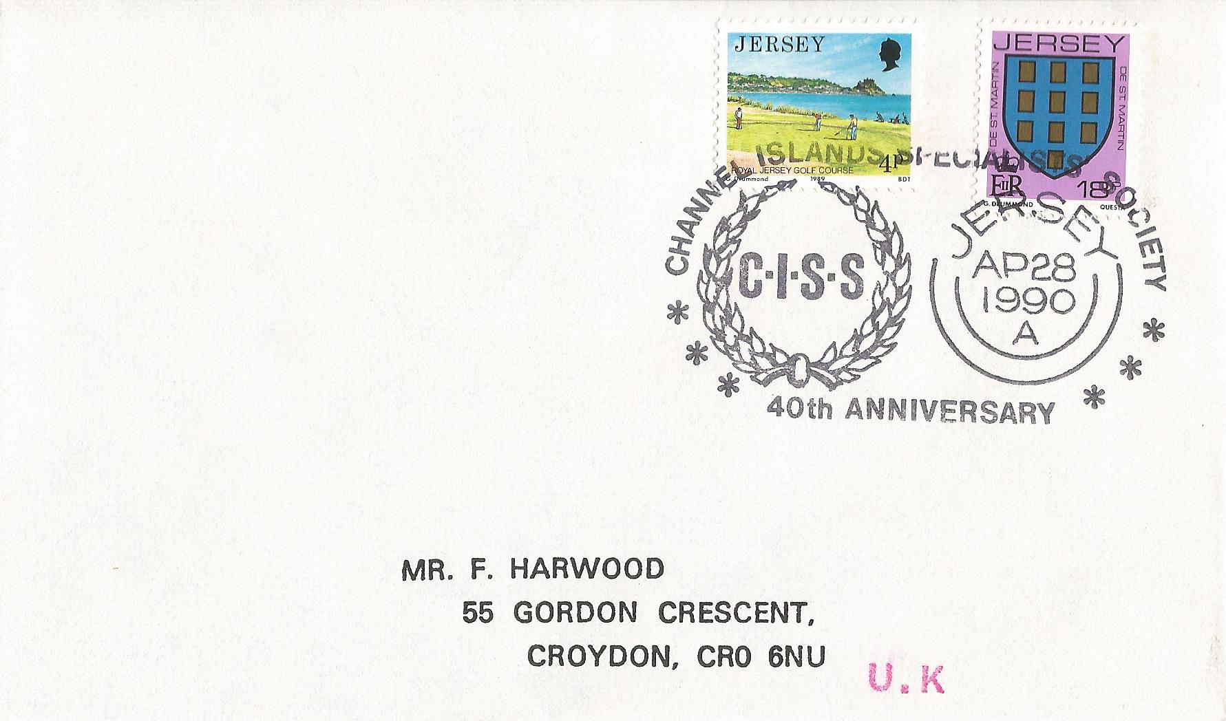 Channel Islands Specialists Society CISS 40th Anniversary Jersey_J210