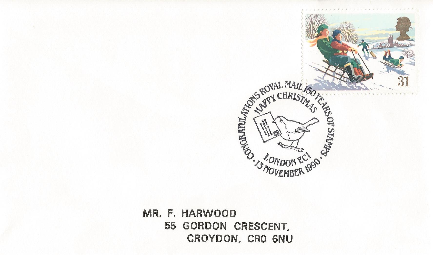 Congratulations Royal Mail 150 Years of Stamps Happy London EC1_7996