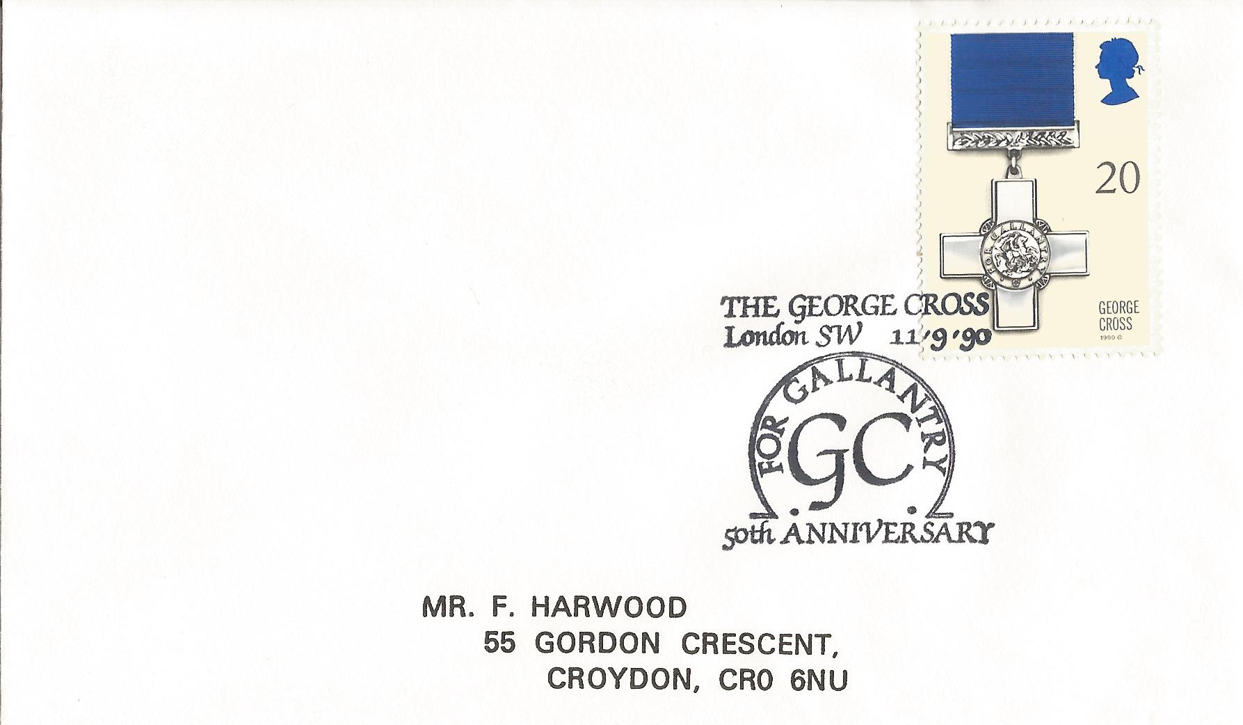 The George Cross for Gallantry G C 50th Anniversary London SW_7945