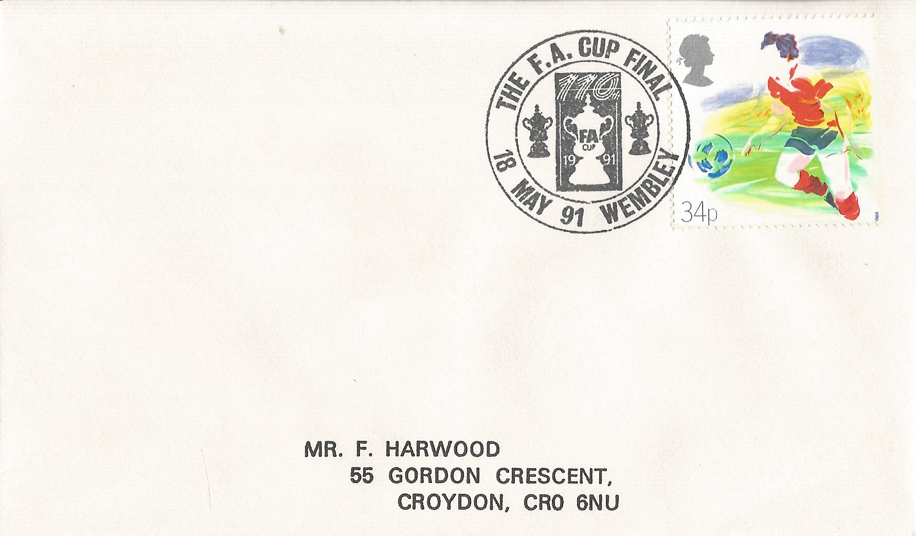 The FA Cup Final FA Cup 1991 Wembley_8128