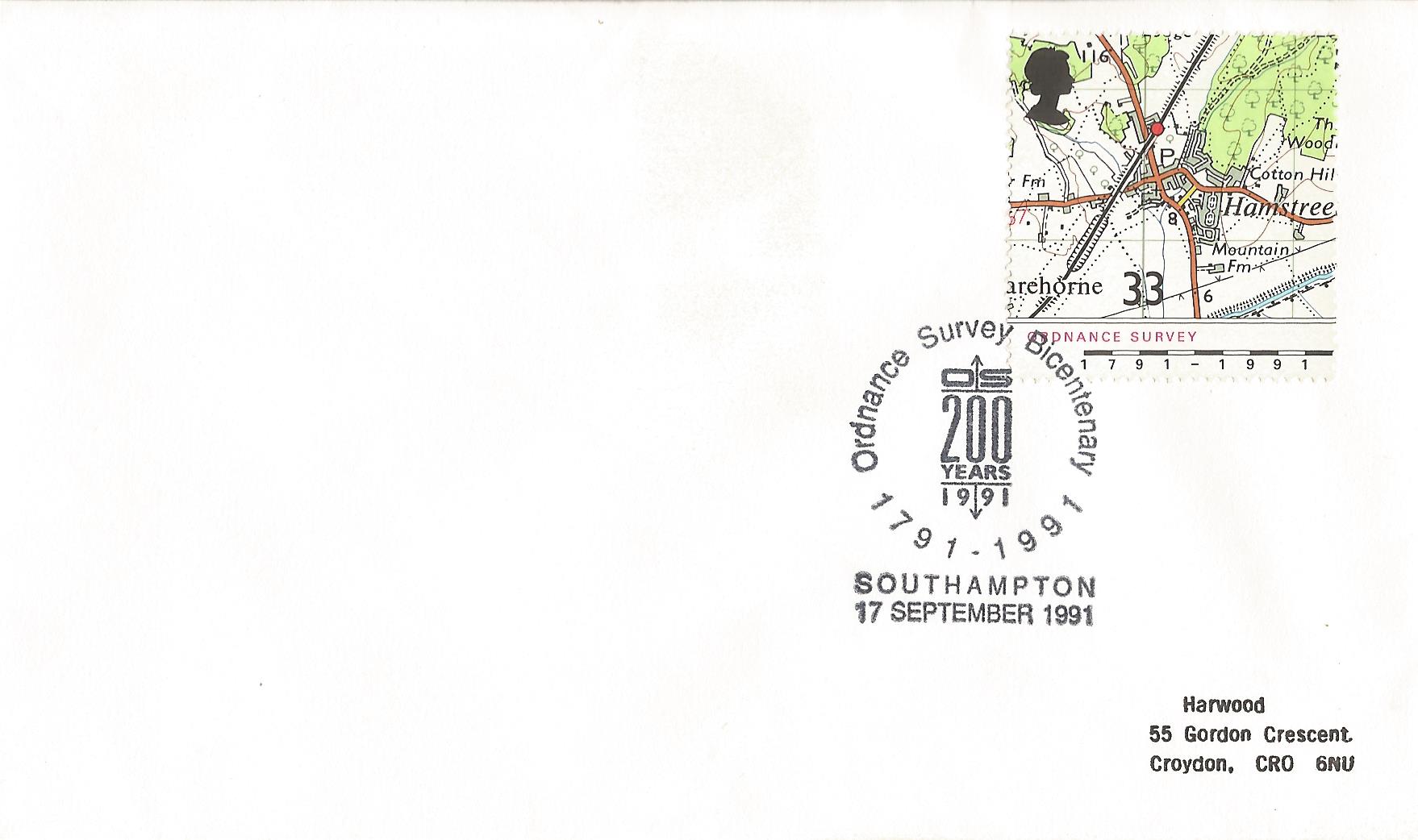 Ordnance Survey Bicentenary 200 Years 1791-1991 Southampton_8249