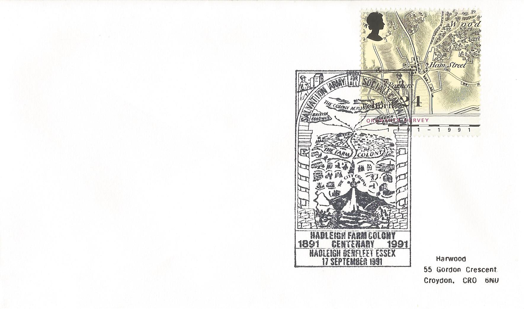 Salvation Army Social Campaign Work For All Hadleigh Farm Colony 1891 Centenary 1991 Hadleigh Benfleet Essex_8246