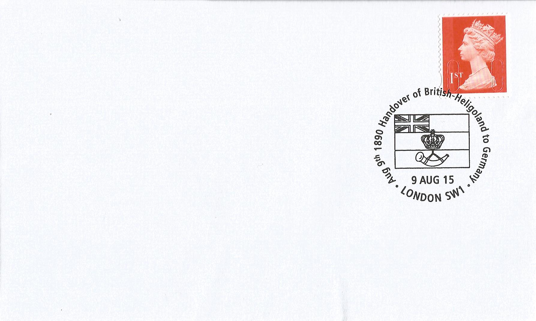 Aug 9th 1890 Handover of British Heligoland to Germany London SW1