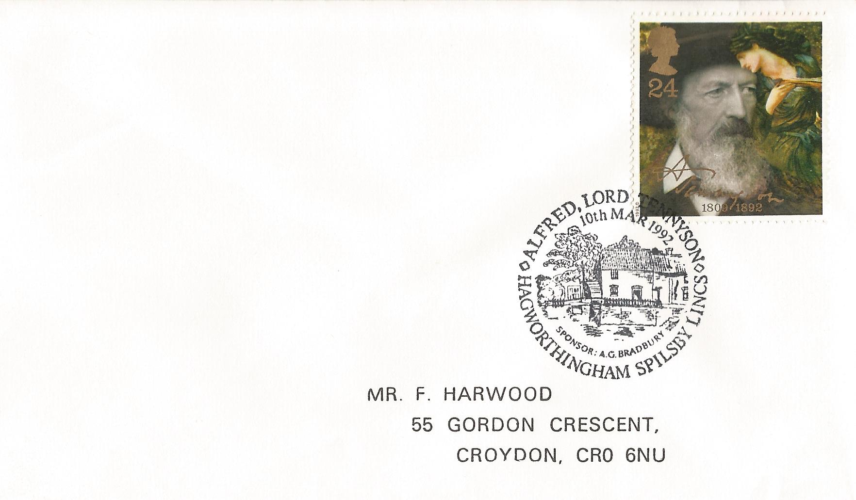 Alfred Lord Tennyson Sponsor AG Bradbury Hagworthingham Splisby Lincs_8376