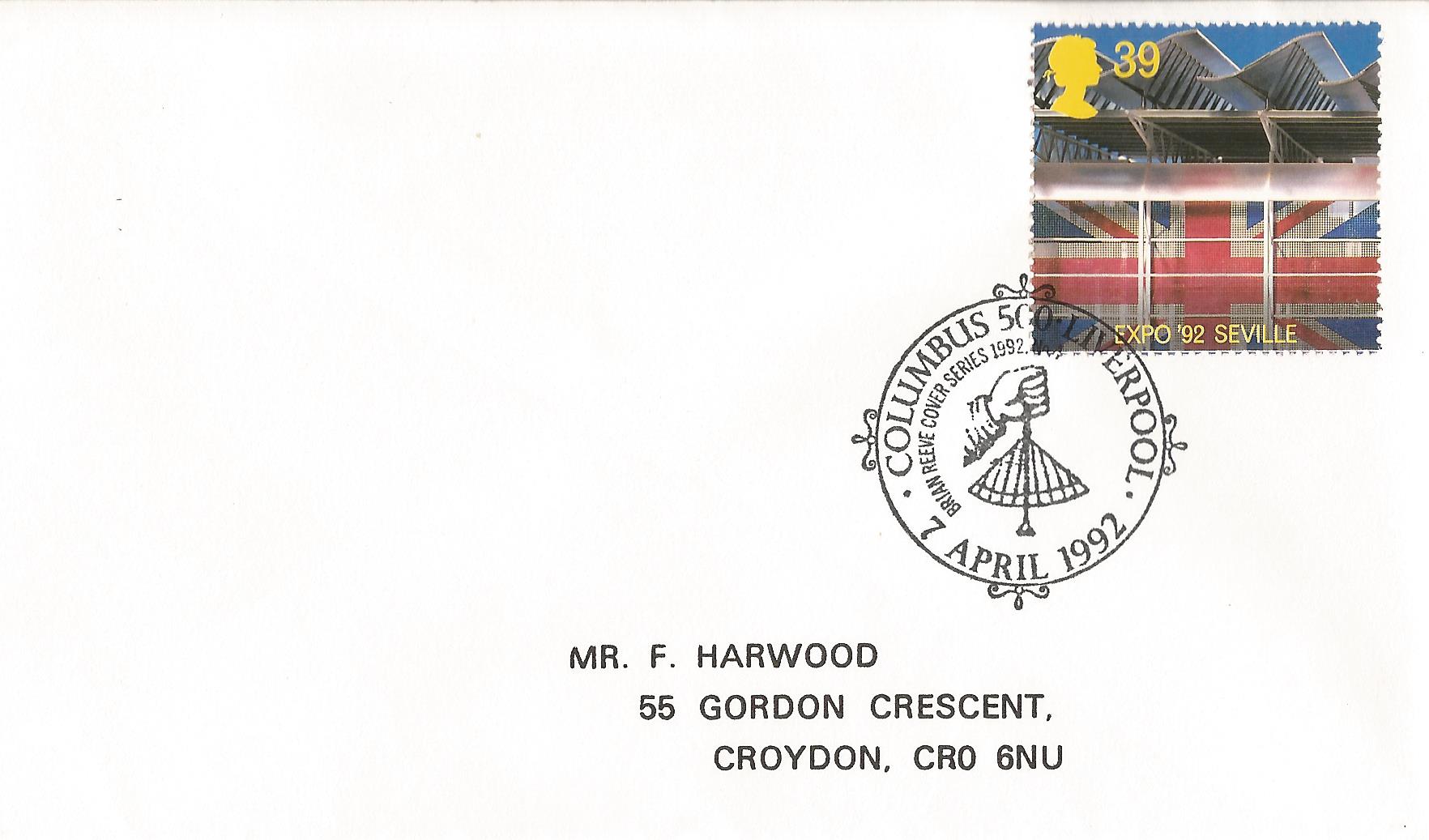 Columbus 500 Brian Reeve Cover Series 1992 Liverpool_8401