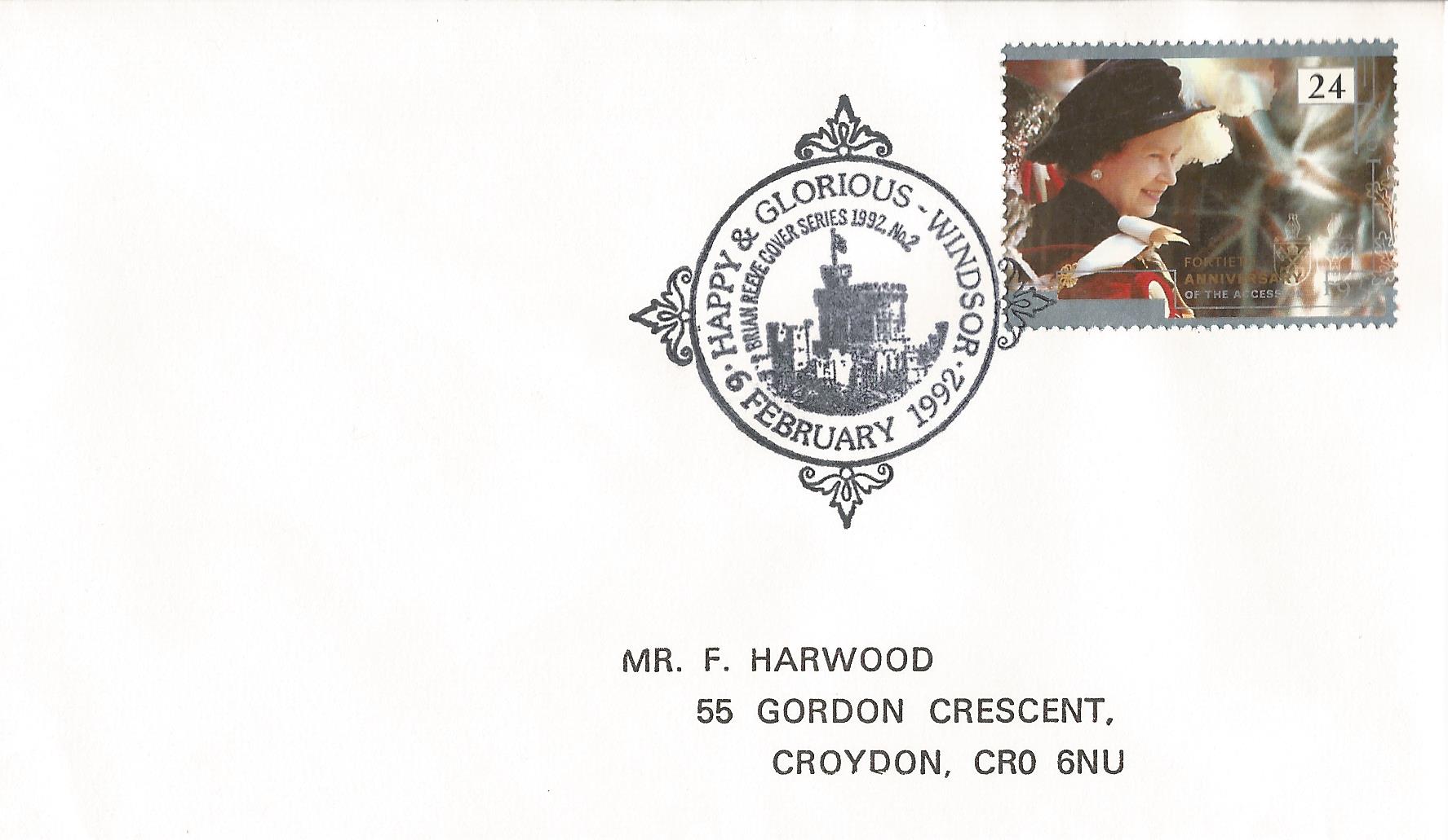 Happy & Glorious Brian Reeve  Cover Series 1992 No2 Windsor_8353