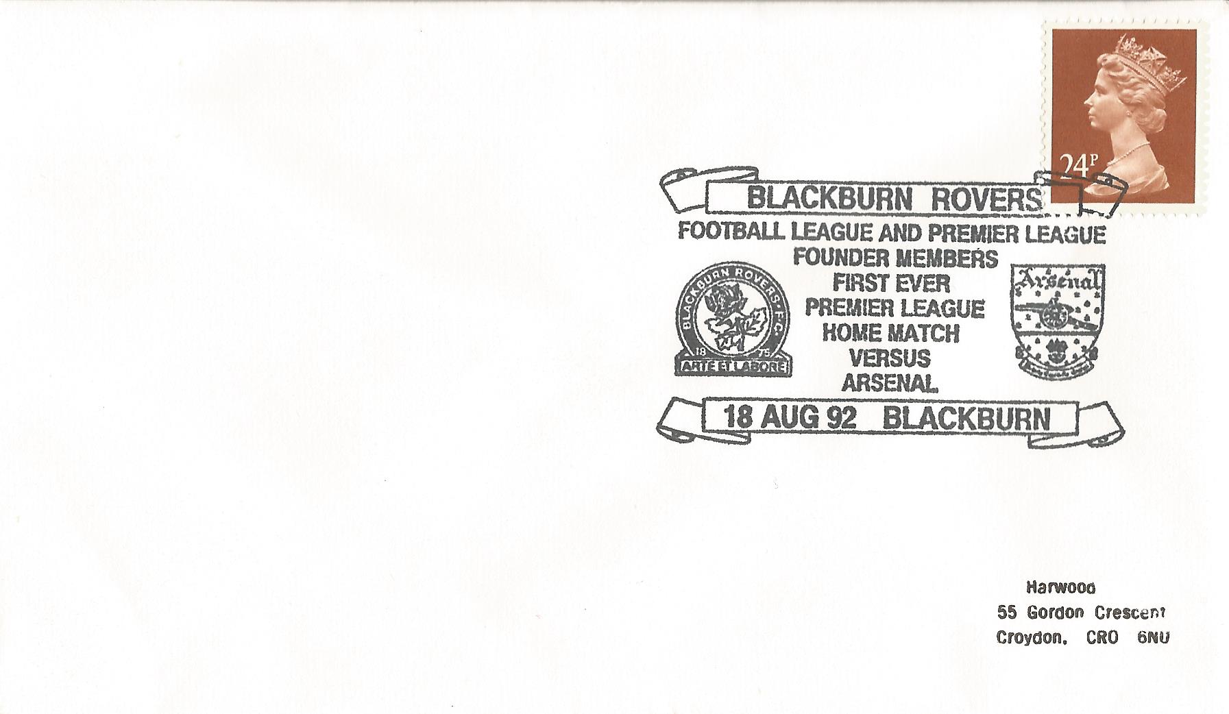 Blackburn Rovers Football League and Premier League Founder Members First Ever Premier League Home Match versus Arsenal Blackburn_8530