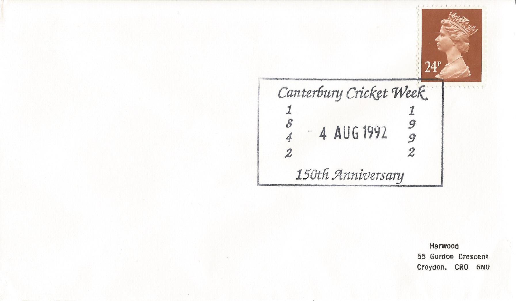 Canterbury Cricket Week 1842  1992 150th Anniversary_8524