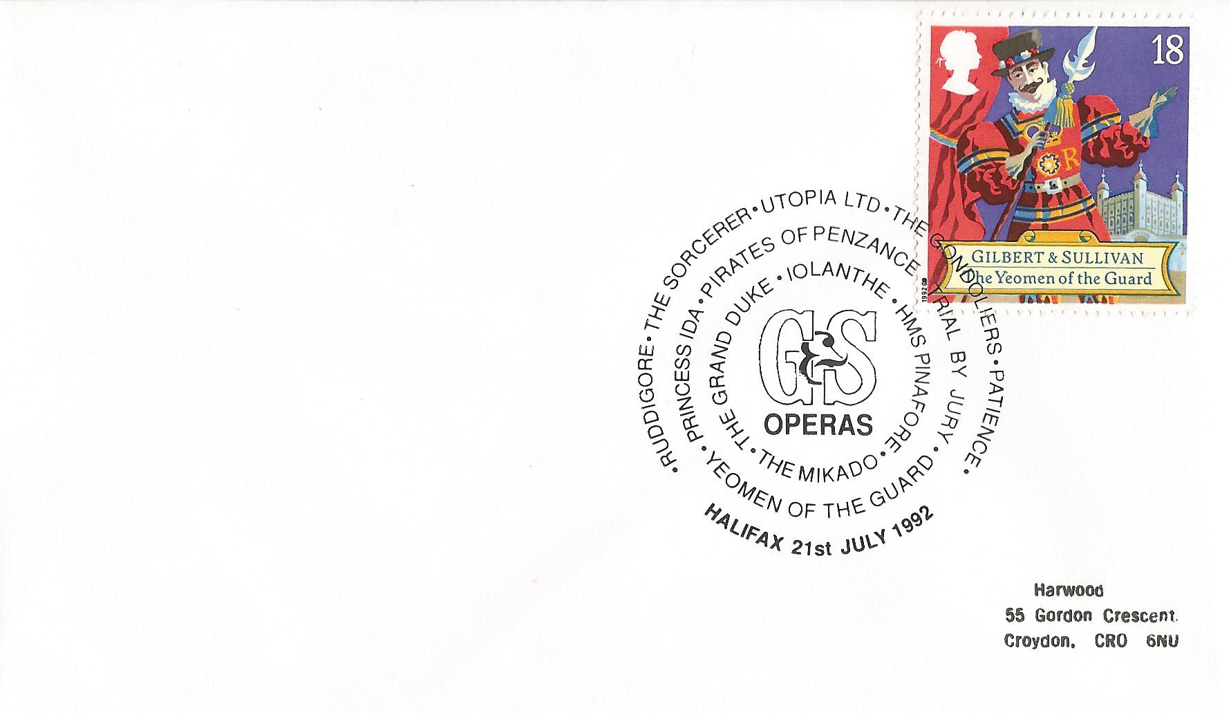 G&S Operas Ruddigore The Sorcerer Utopia Ltd The Gondoliers Patience Princess Ida Pirates of Penzance Trial by Jury Yeoman of The Guard The Grand Duke Iolanthe HMS Pinafore The Mikado Halifax_8514