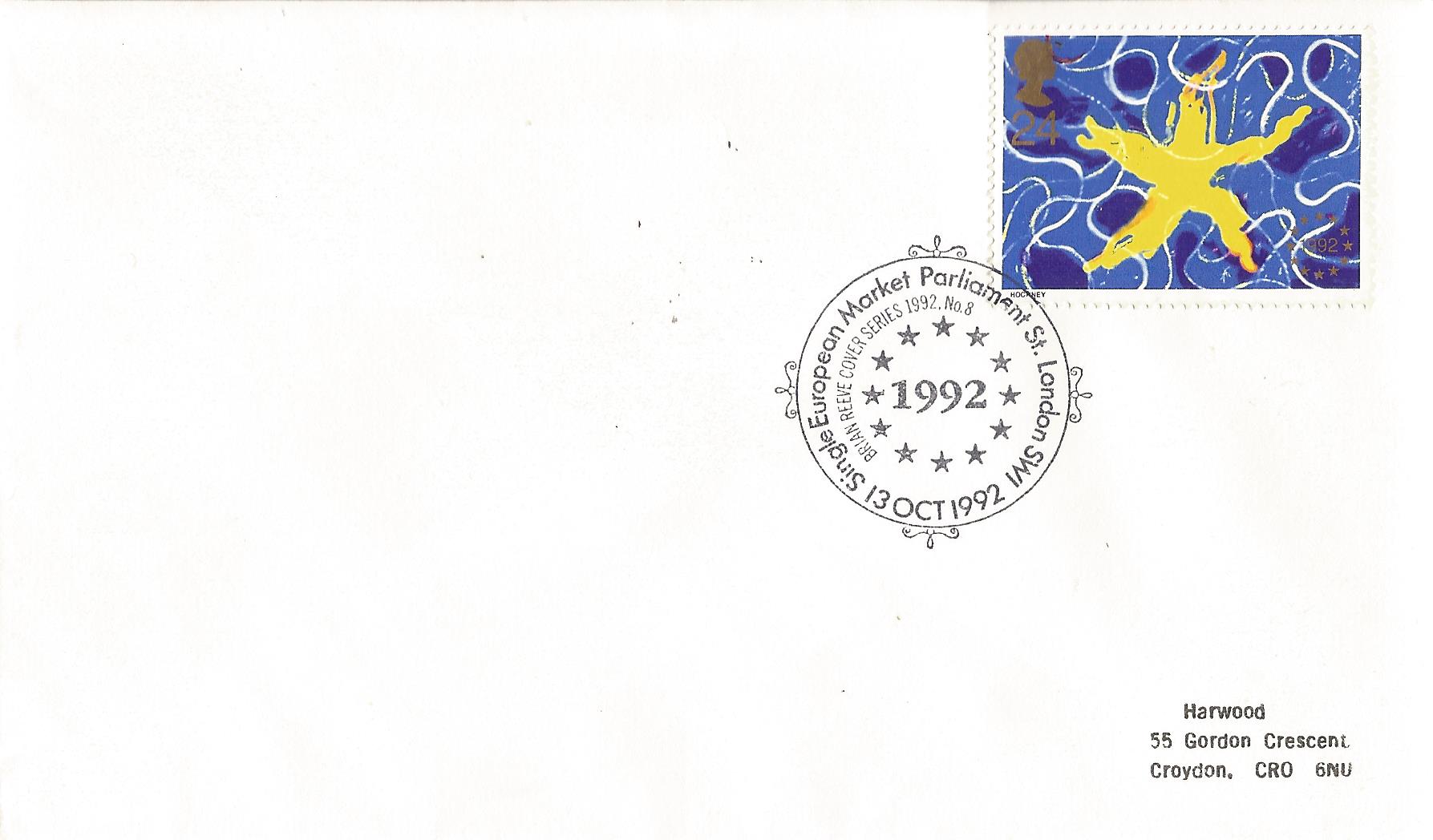 Single European Market Brian Reeve Cover Series 1992 No 8 Parliament St London SW1_8591
