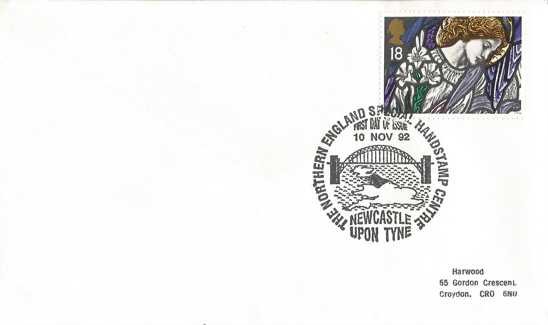 The Northern England Special Handstamp Centre First Day of Issue Newcastle Upon Tyne
