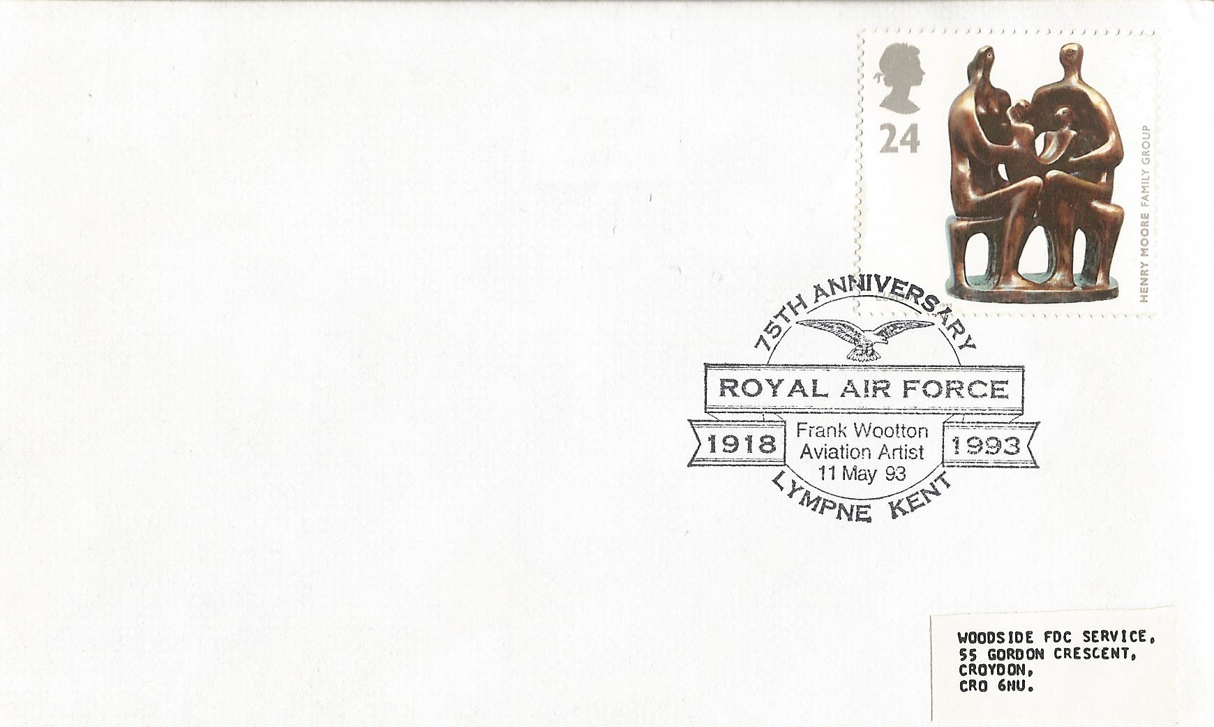 75th Anniversary Royal Air Force 1918 1993 Frank Wootton Aviation Artist Lympne Kent_8802