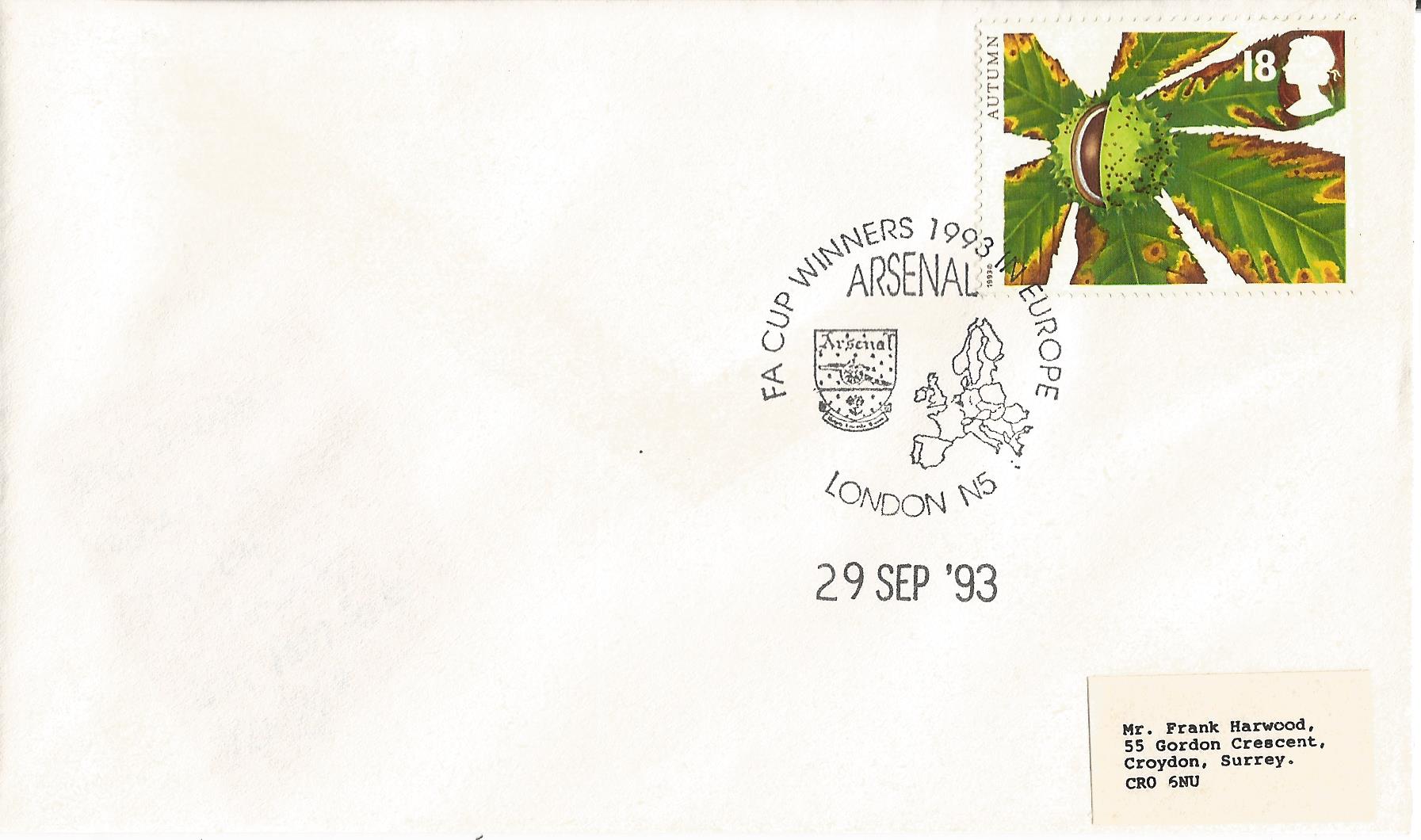 FA Cup Winners 1993 in Europe Arsenal London N5_8951