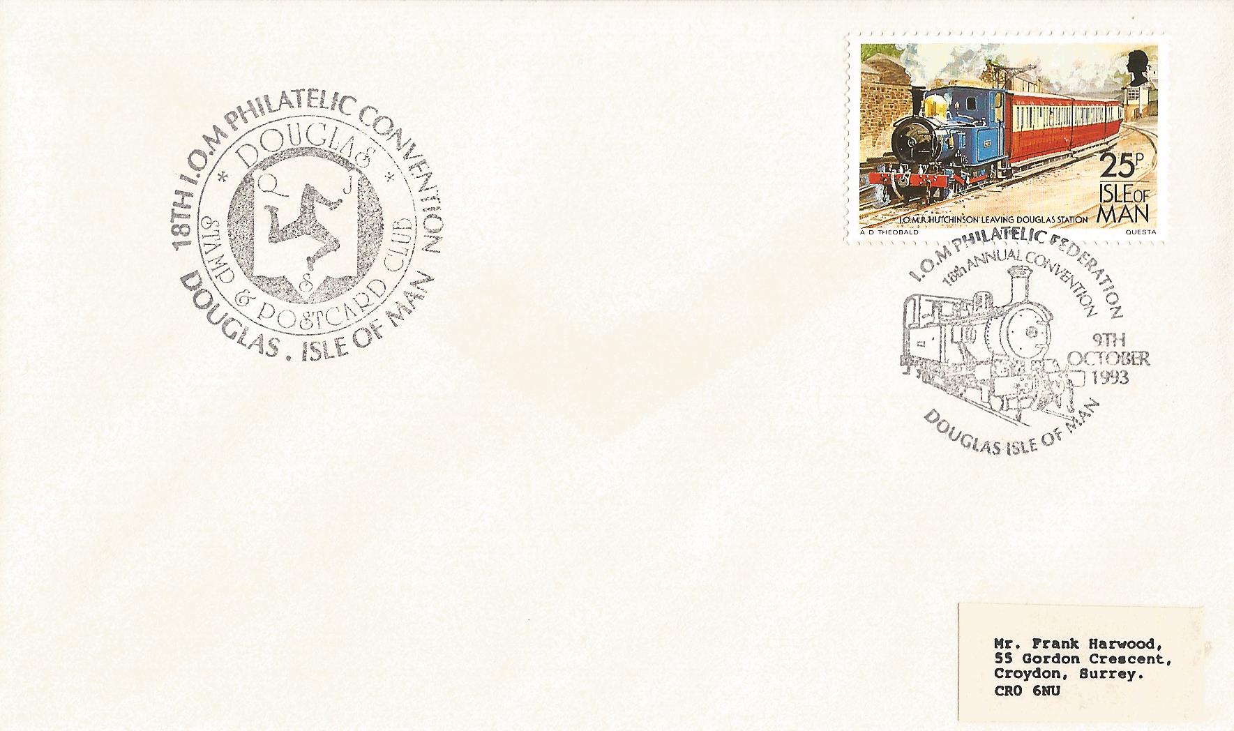 IOM Philatelic Federation 18th Annual Convention Douglas Isle of Man_M268