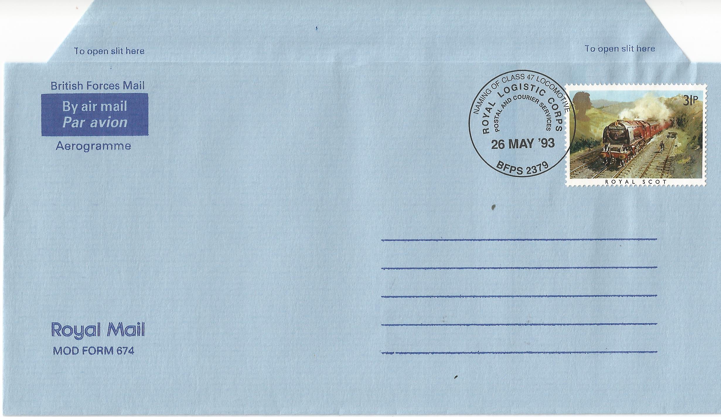 Naming of Class 47 Locomotive Royal Logistic Corps Postal and Courier Services BFPS_8815