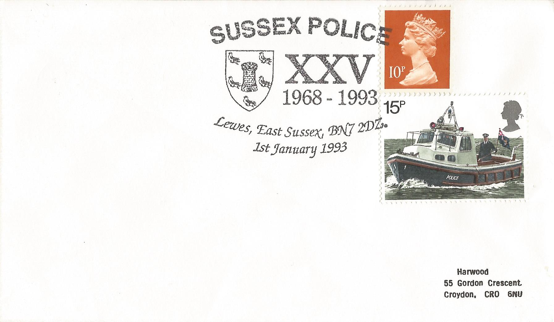 Sussex Police XXV 1968 1993 Lewes East Sussex BN7 2DZ_8655