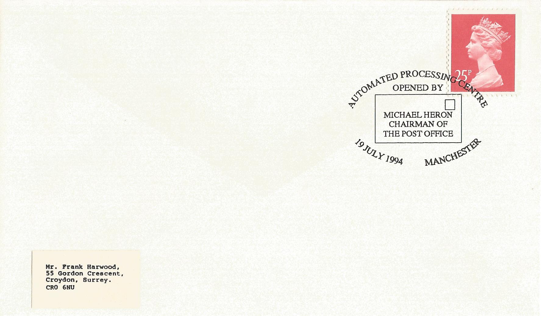 Automated Processing Centre Opened By Michael Heron Chairman of The Post Office Manchester_9264
