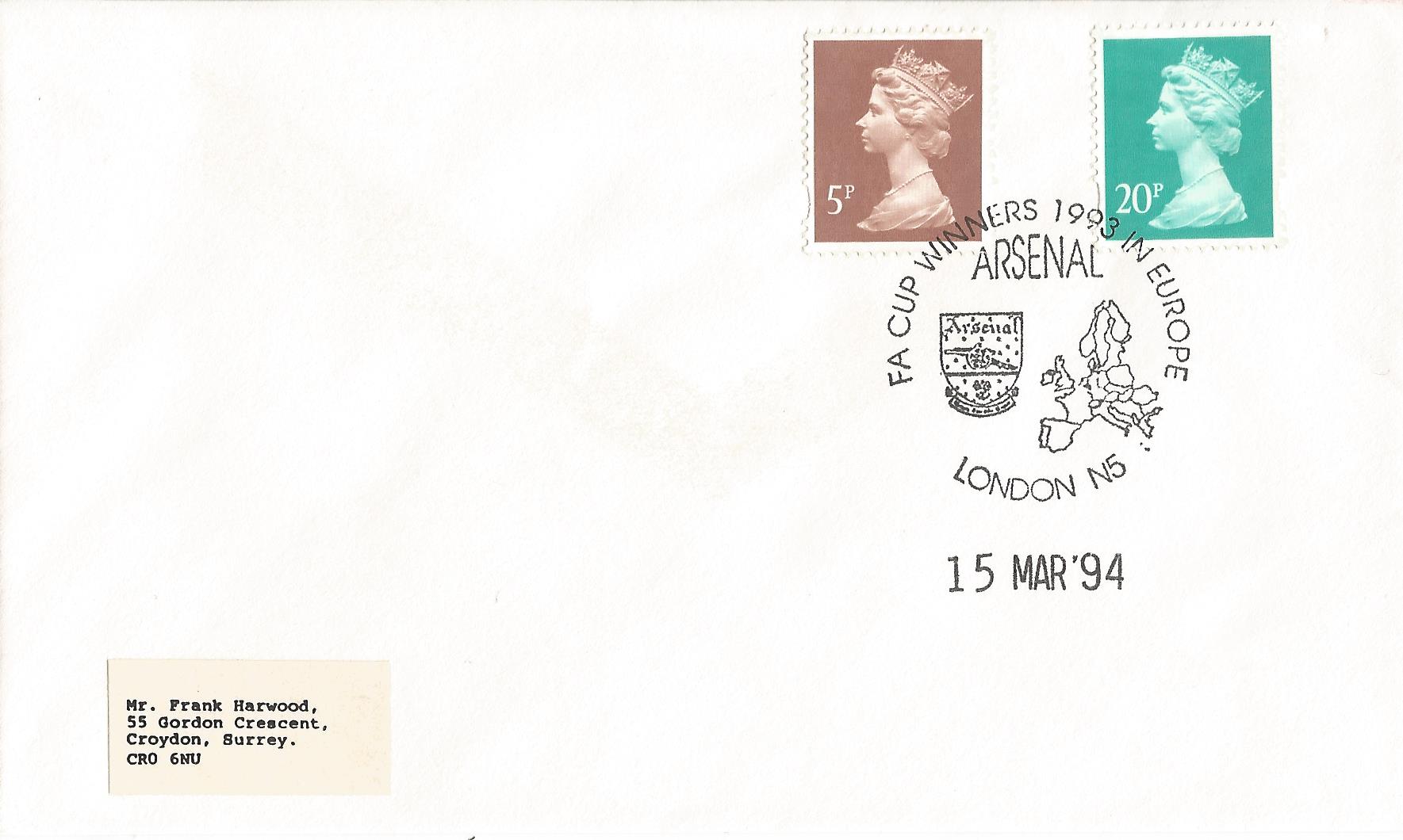 FA Cup Winners 1993 in Europe Arsenal London N5_9094