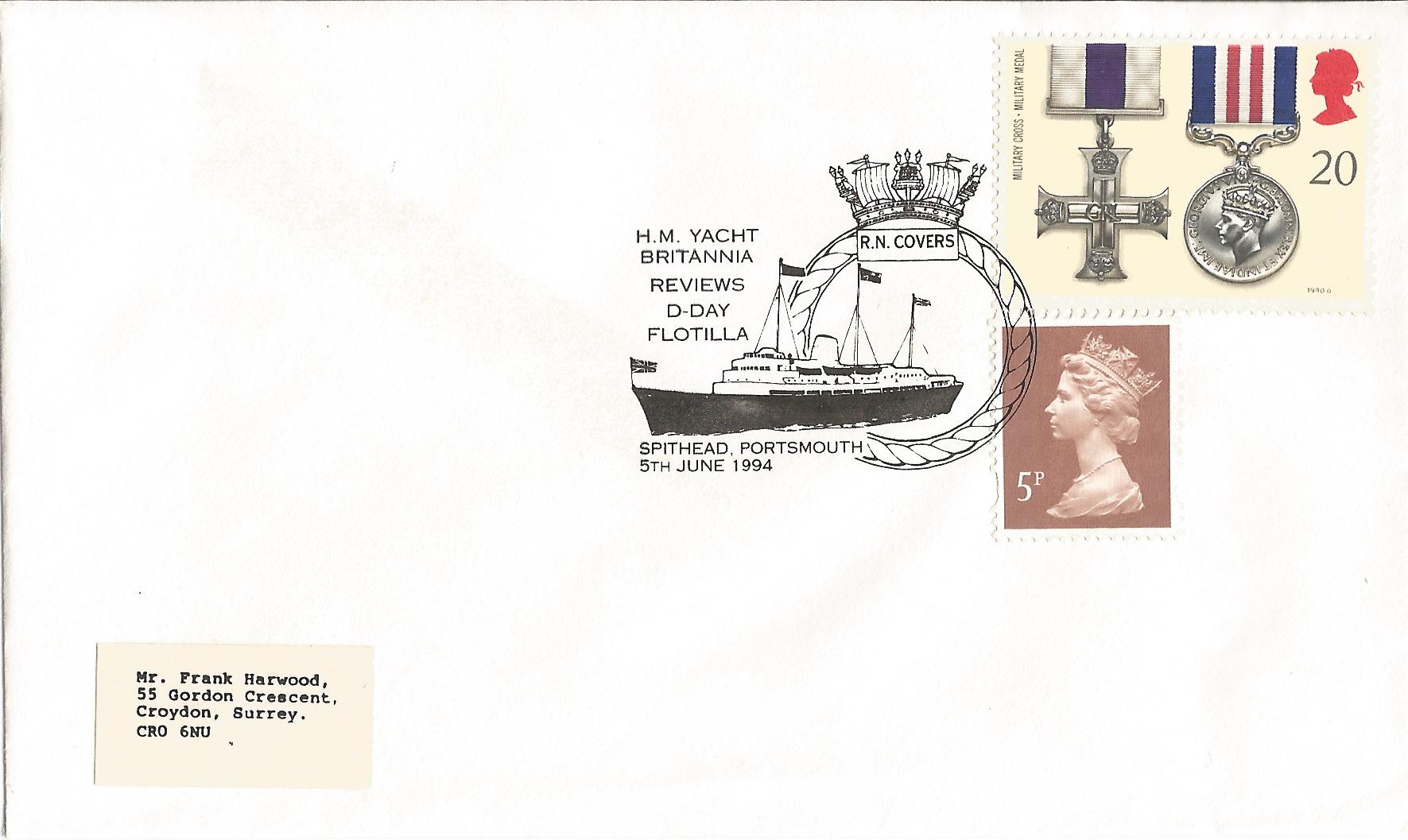 H M Yacht Britannia Reviews D Day Flotilla R N Covers Spithead Portsmouth_9180