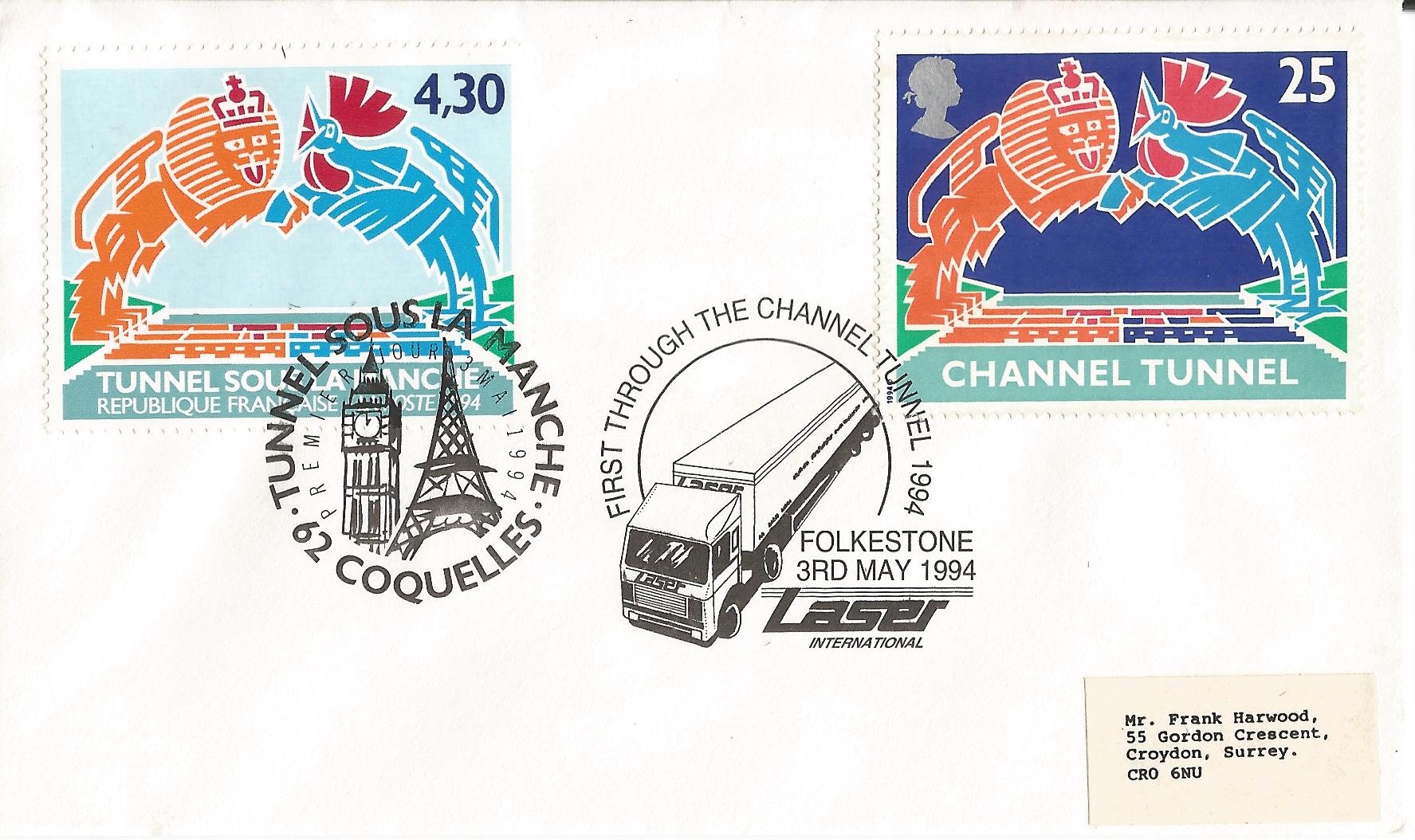 Laser International First Through The Channel Tunnel 1994 Folkestone_9141