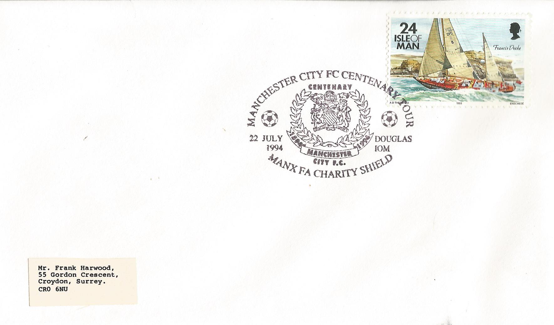 Manchester City FC Centenary Tour Manx FA Charity Shield Douglas IOM_M277