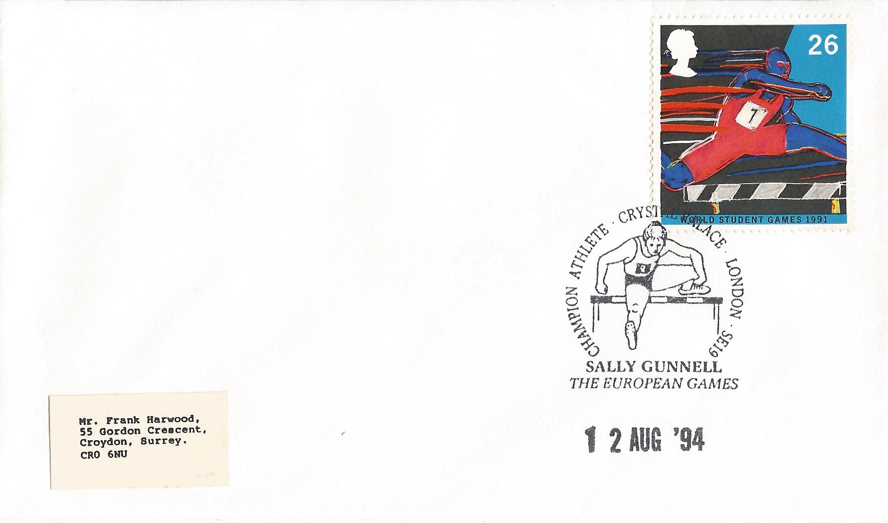 Salley Gunnell The European Games Champion Athlete Crystal Palace London SE19_9323