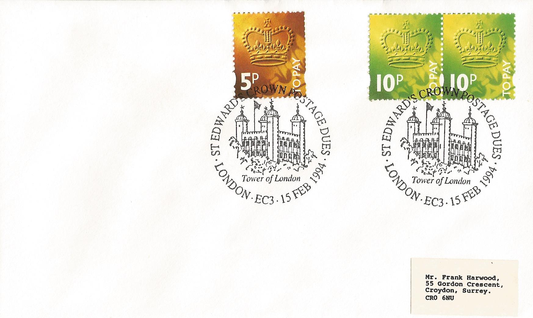 St Edward's Crown Postage Dues London EC3_9071