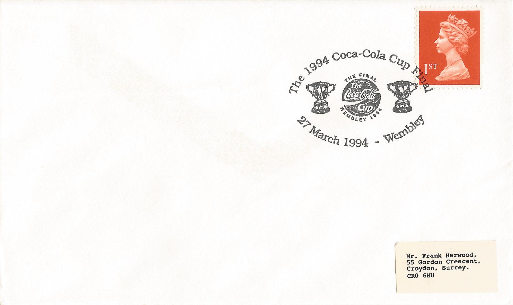 The 1994 Coca Cola Cup Final The Final Wembley 1994 Wembley_9100