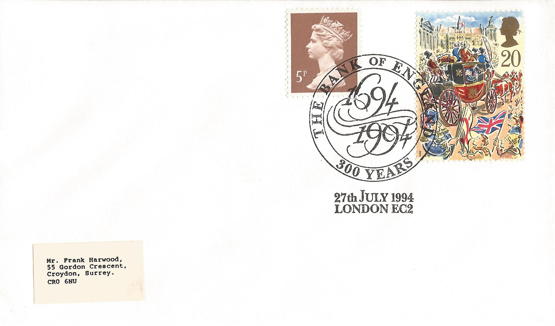 The Bank of England 1694 1994 300 Years London EC2_9279