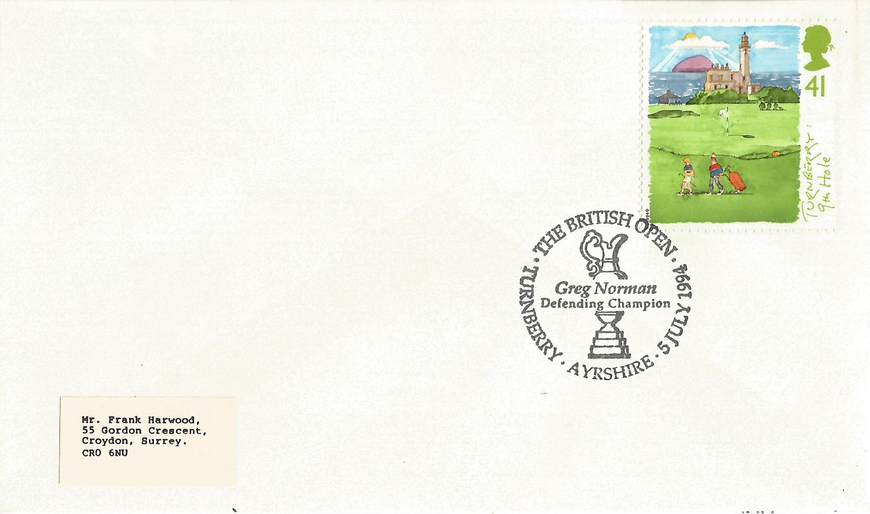 The British Open Greg Norman Defending Champion Turnberry Ayrshire_9248