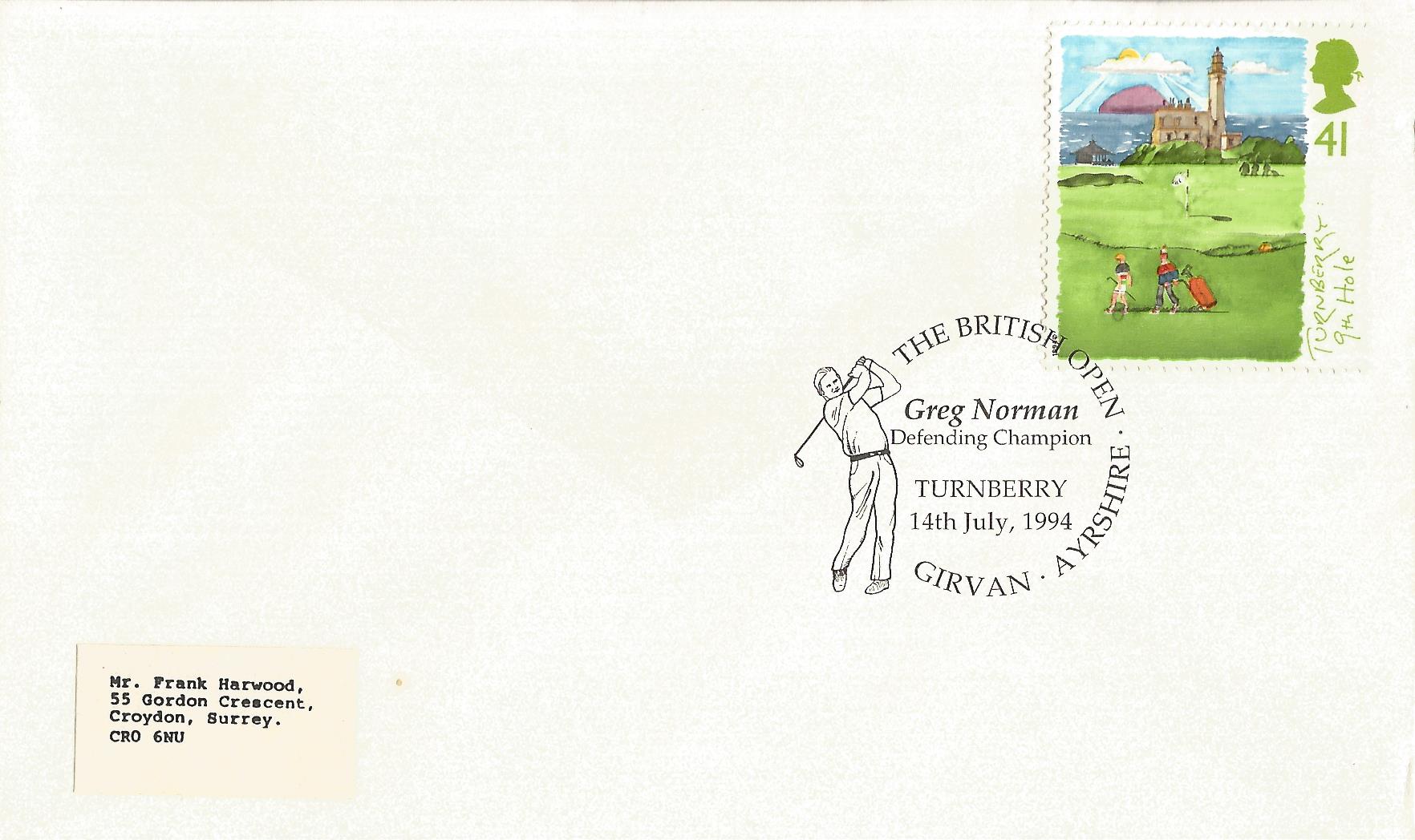 The British Open Greg Norman Defending Champion Turnberry Girvan Ayrshire_9257