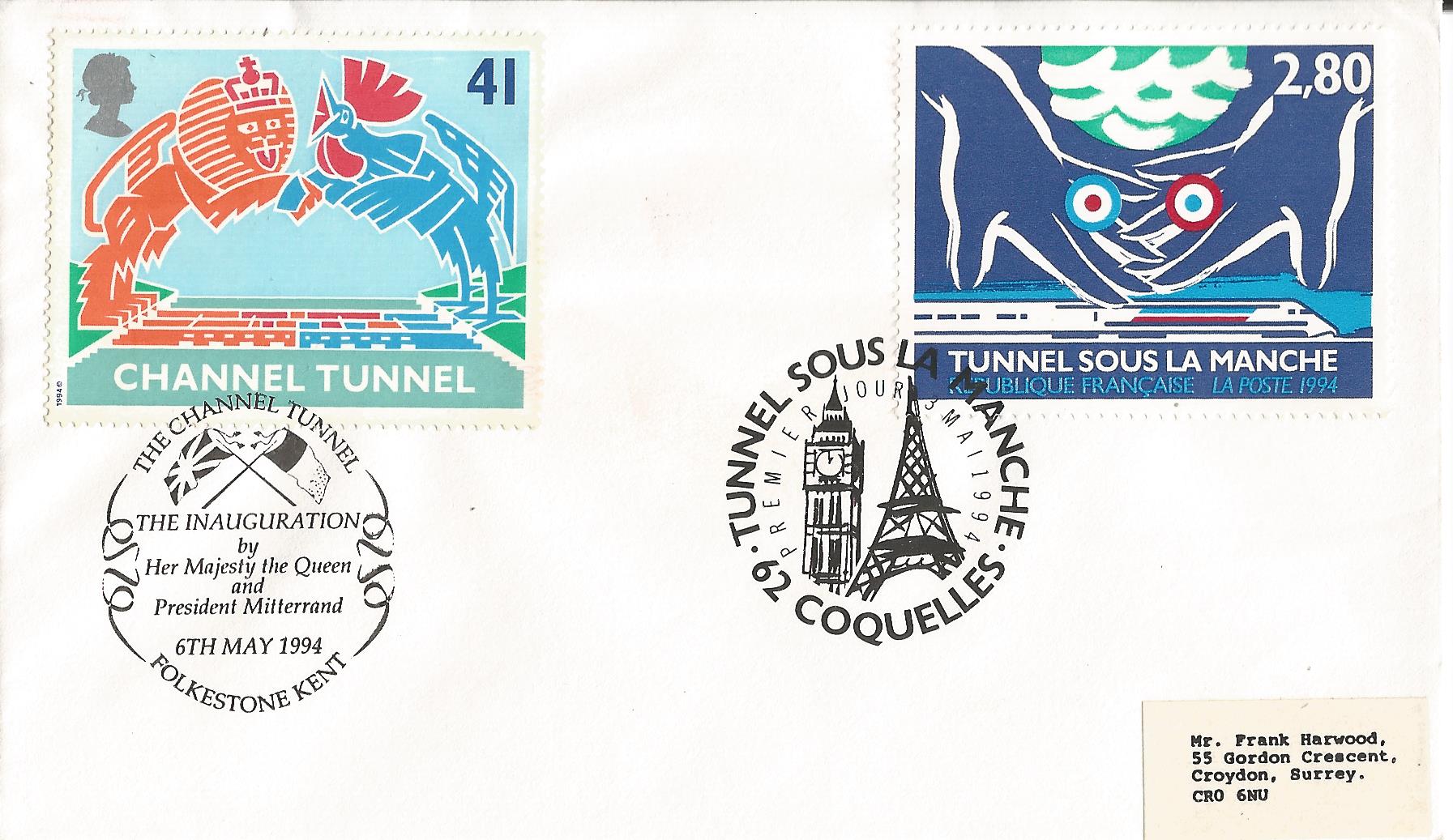 The Channel Tunnel The Inauguration by Her Majesty the Queen and President Mitterrand Folkestone Kent_9150