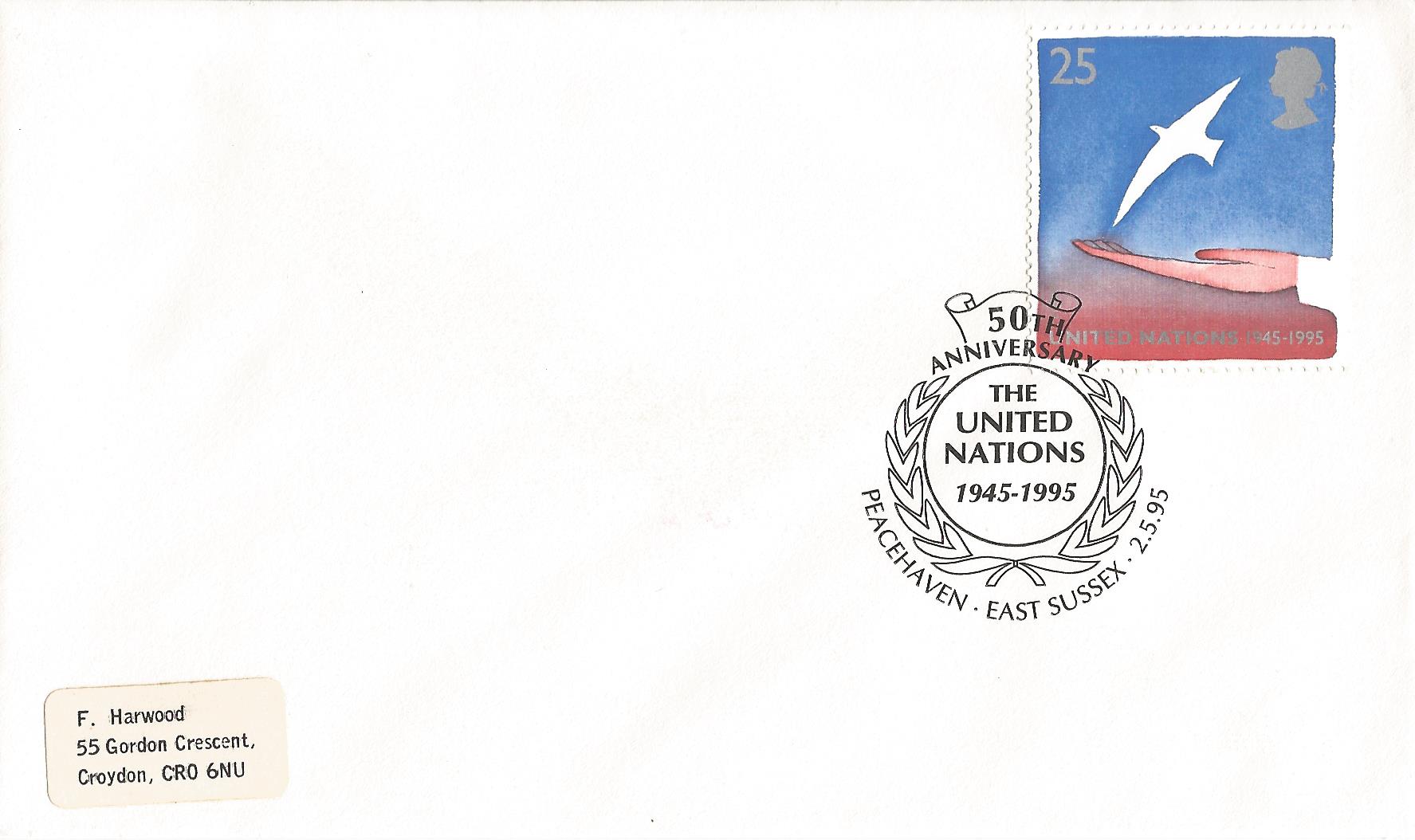 50th Anniversary The United Nations 1945 - 1995 Peacehaven East Sussex_9570