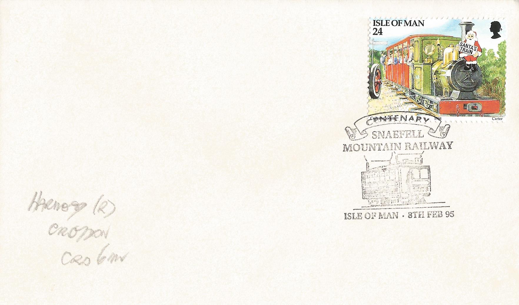 Centenary Snaefell Mountain Railway Isle of Man_M287