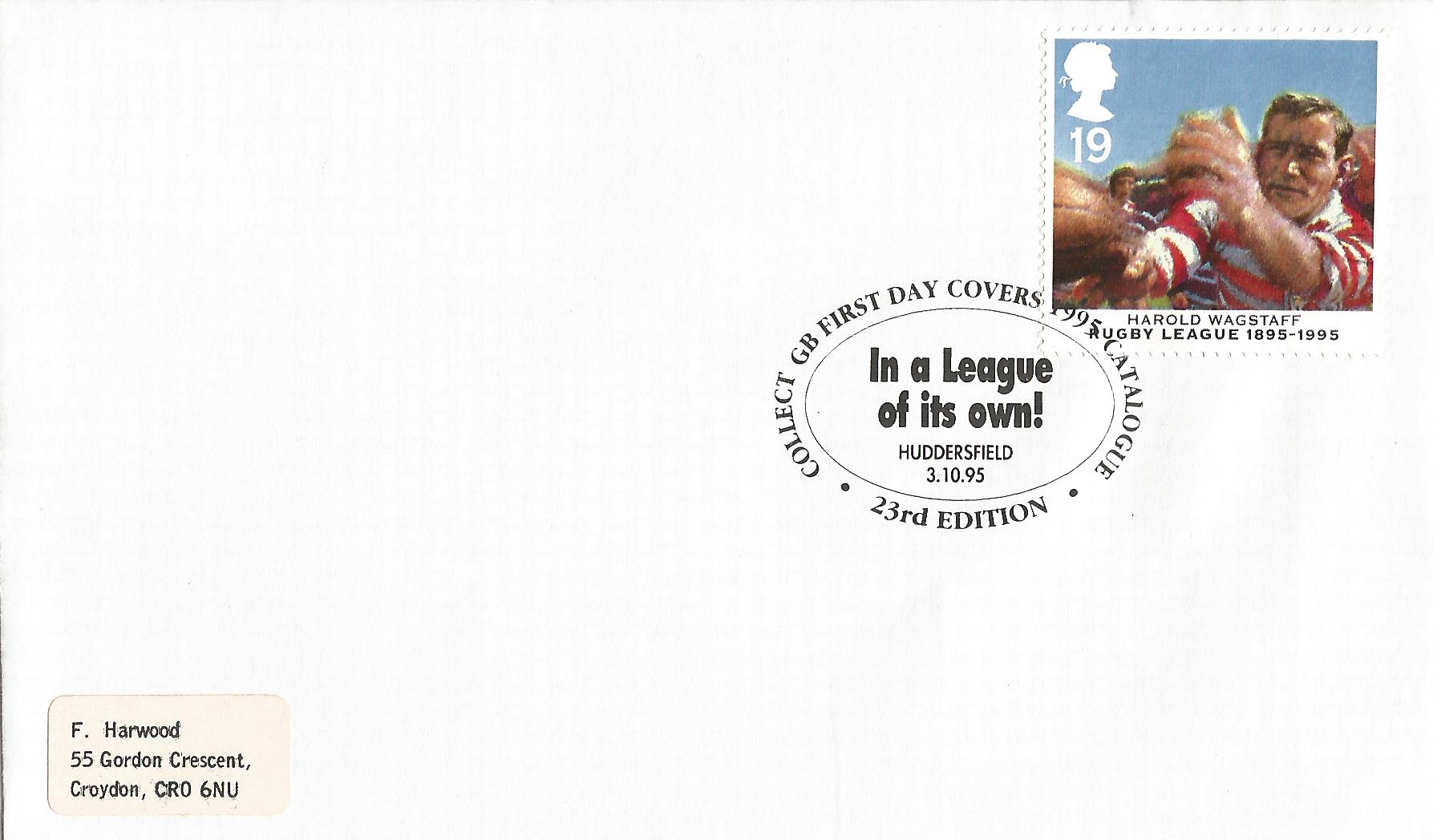 Collect GB First Day Covers 1995 Catalogue 23rd Edition In a League of its own! Huddersfield_9787