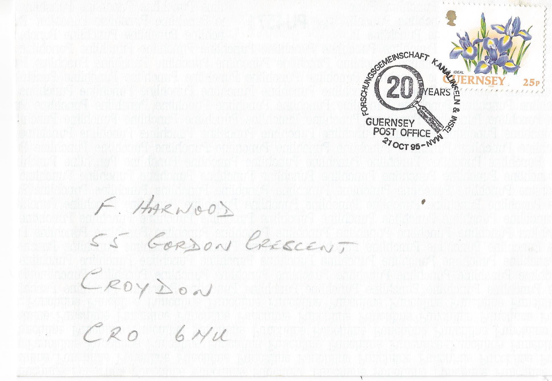 Forschungsgemeinschaft Kanalinseln & Insell Man 20 Years Guernsey Post Office_G114
