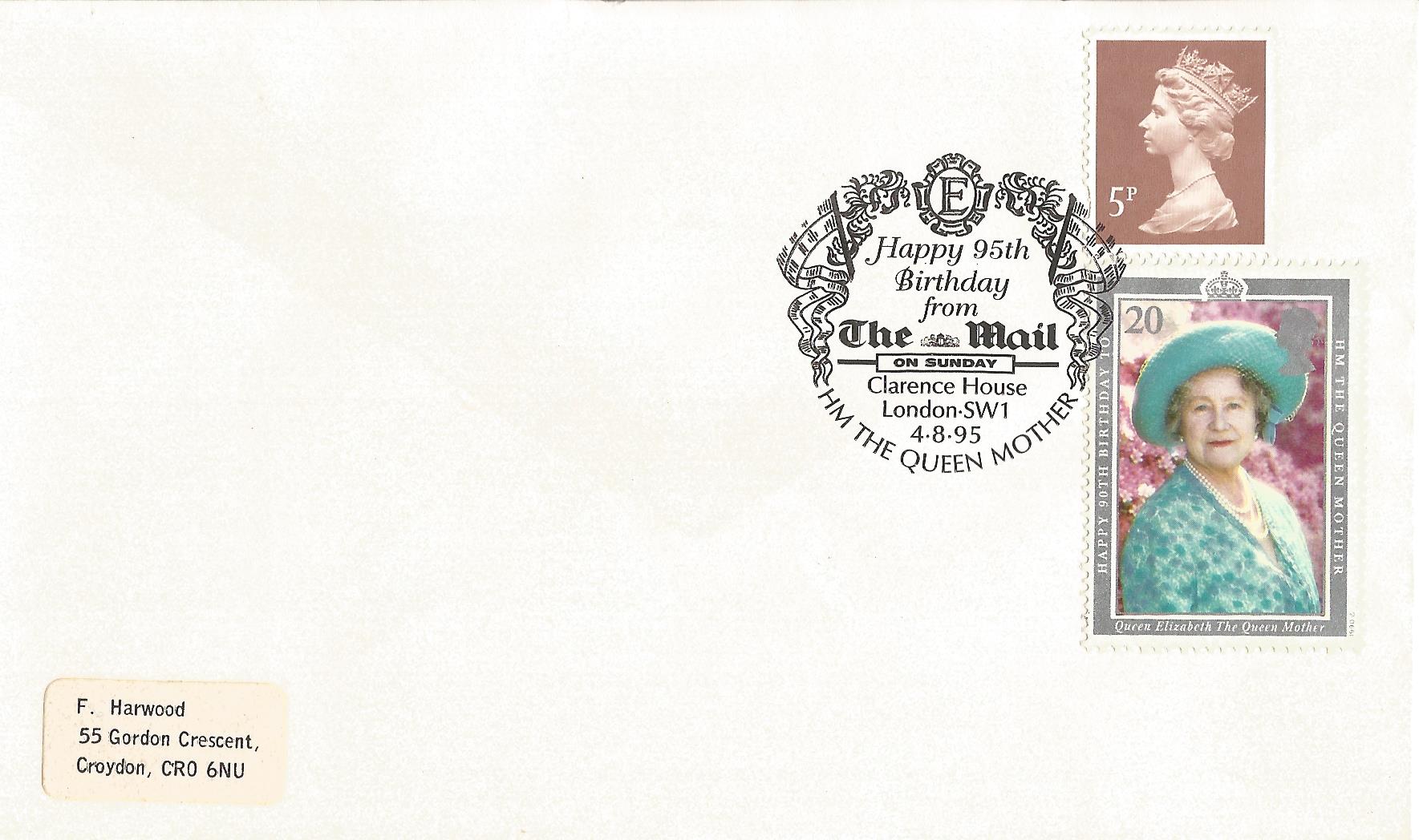 H M The Queen Mother Happy 95th Birthday from The Mail on Sunday Clarence House London SW1_9687