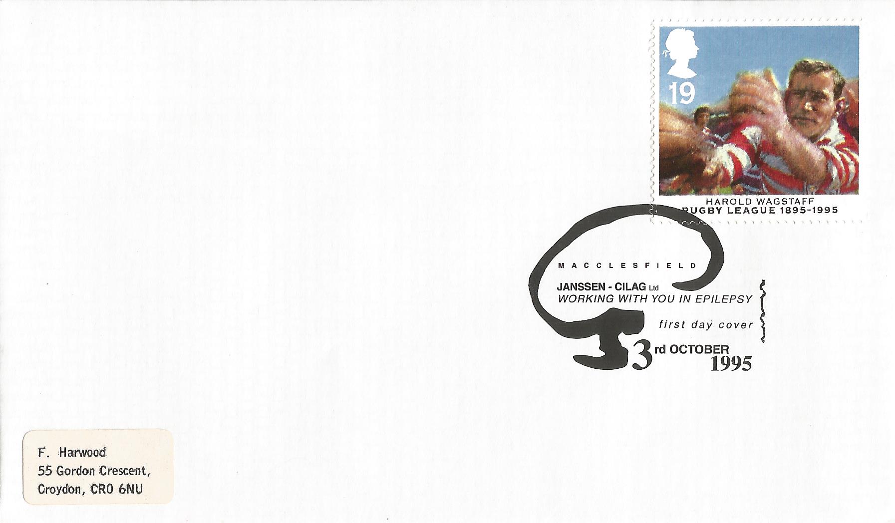 Janssen - Cilag Ltd Working with you in Epilepsy first day cover Macclesfield_9791