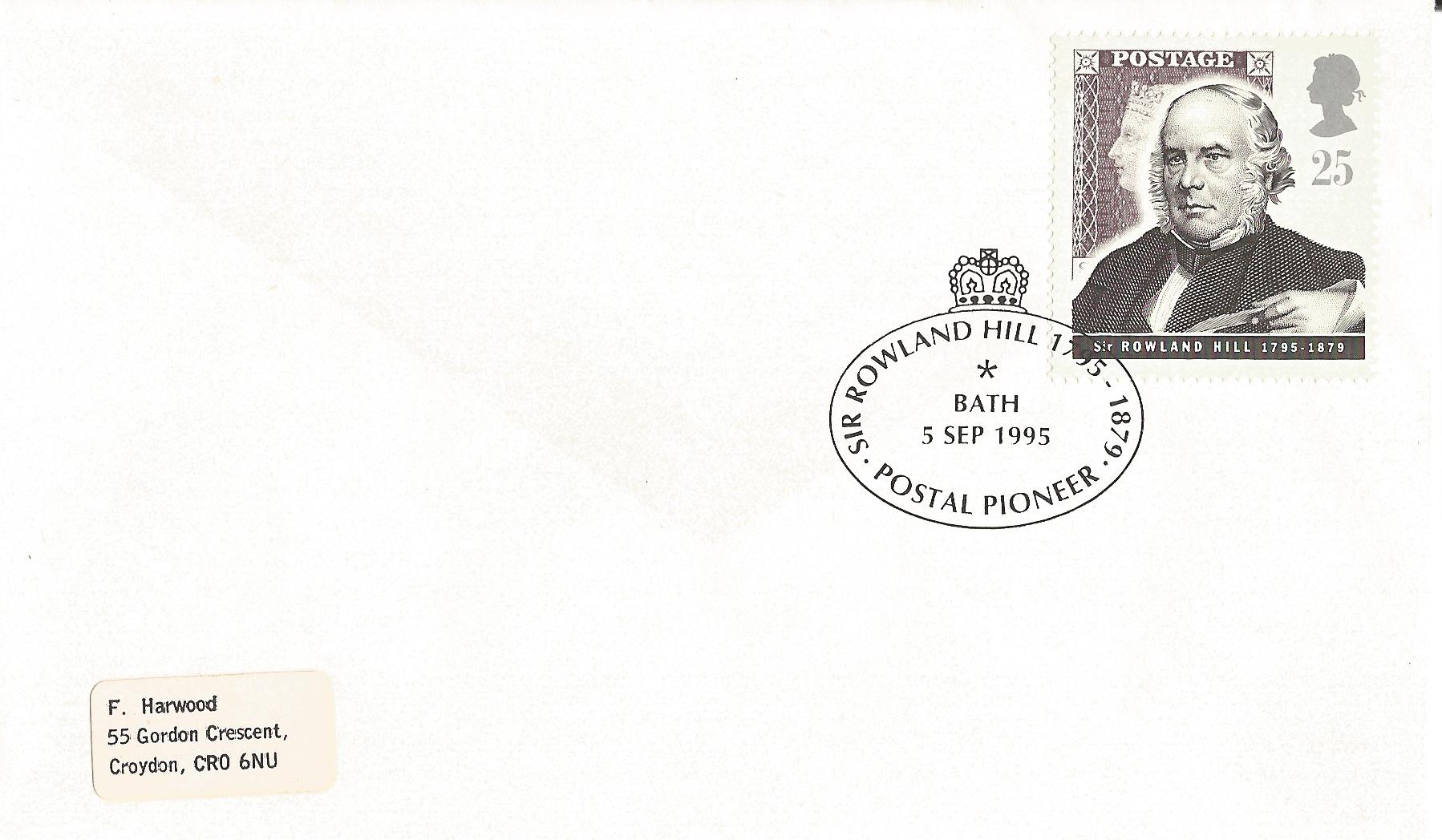 Sir Rowland Hill 1755- 1879 Postal Pioneer Bath_9742
